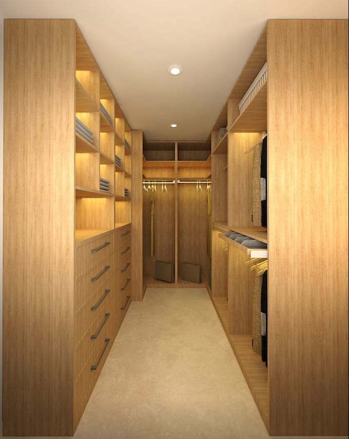 design your closet, wardrobe,dressing room or walk in space