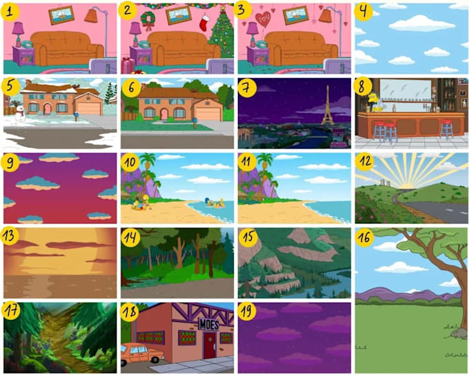 drawing simpsonized custom portrait