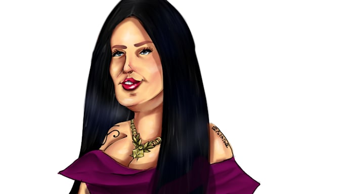 draw people as caricatures
