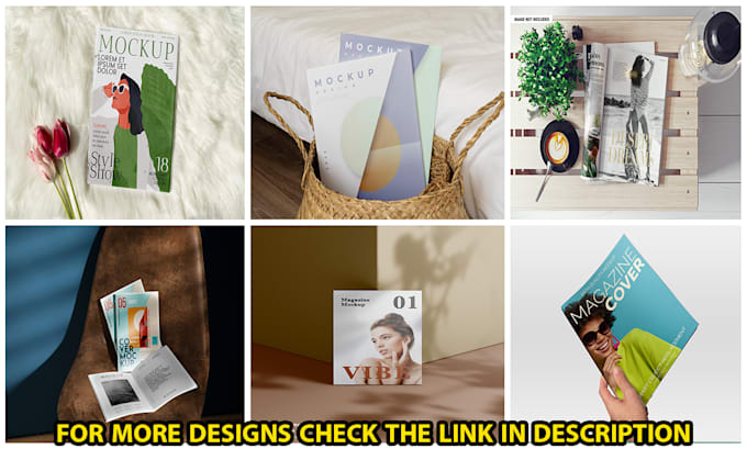 Magazine 2d Mockup your 2d magazine cover into 3d with premium designs by Raguvj ...
