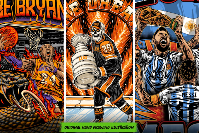 draw sport illustration skeleton soccer nba nfl sports