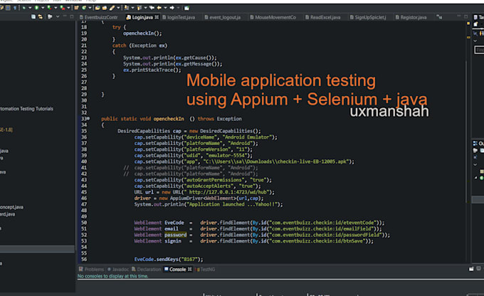 do automation testing of your web application and website