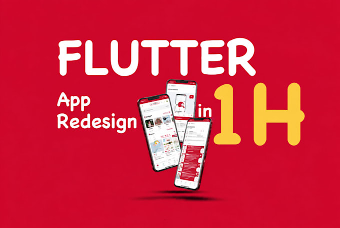 redesign your flutter app UI for android and ios