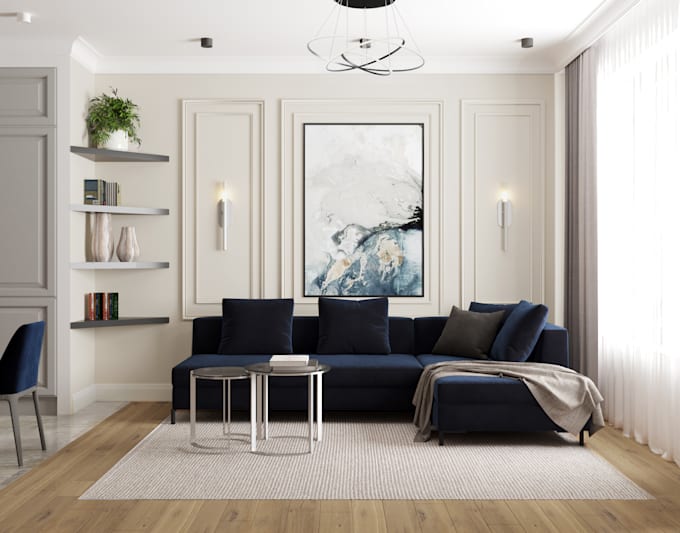 design your modern living room interior