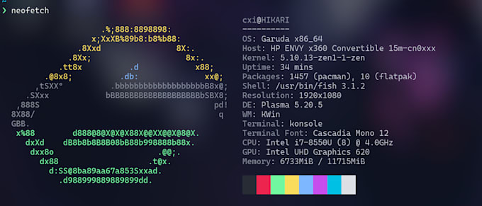 create a custom linux terminal color scheme