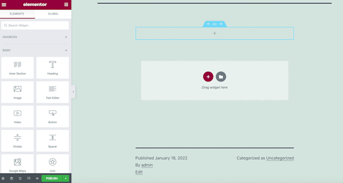wordpress website design with elementor  page builder