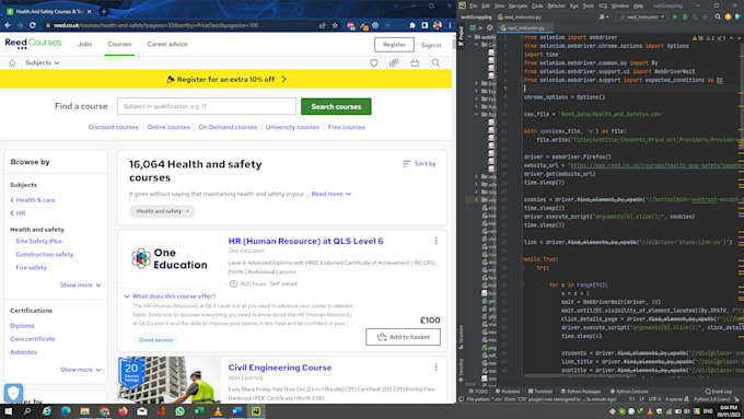 be web scraper with python using scrapy selenium splash