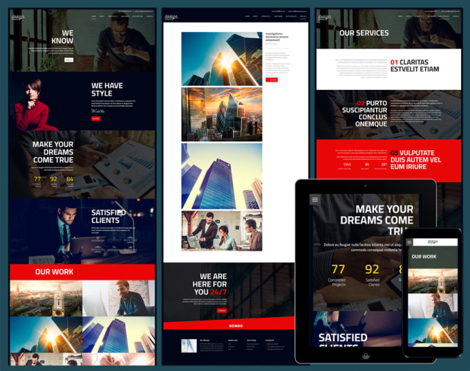 design any kind of wordpress website for you