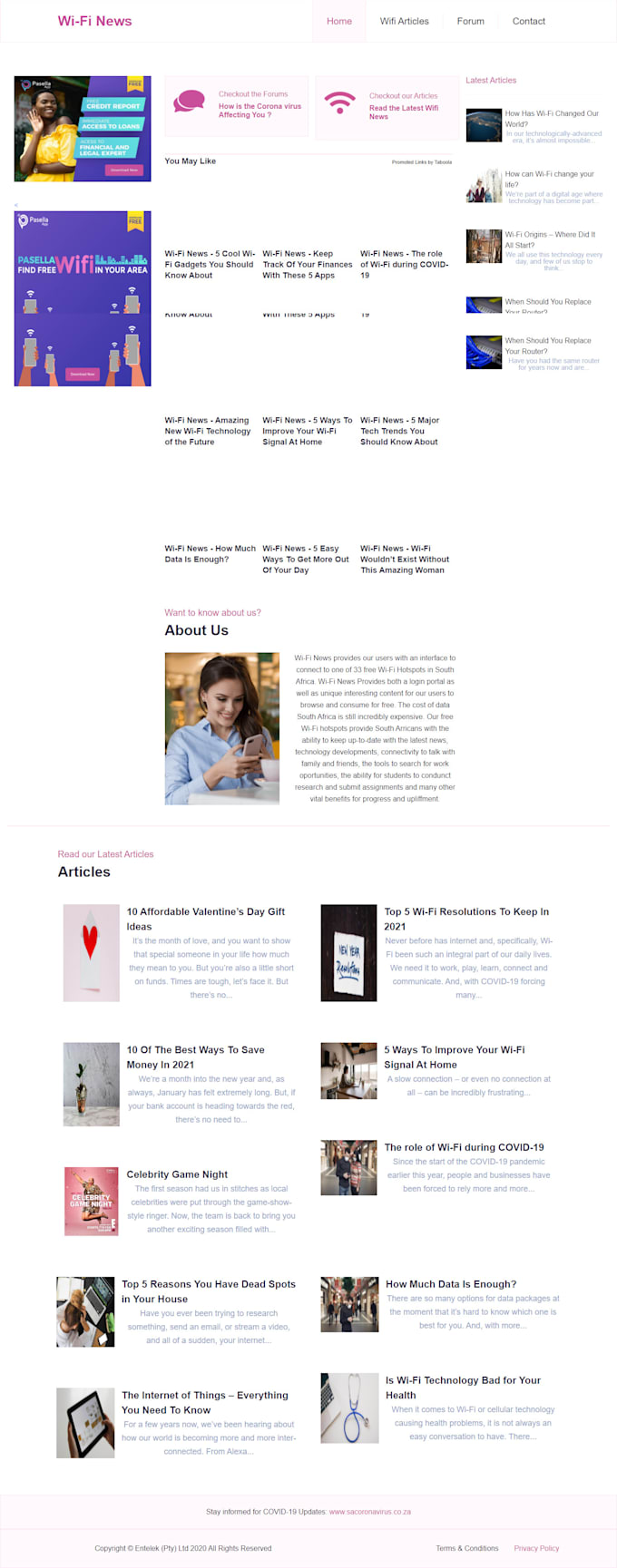 create professional wp website for my client