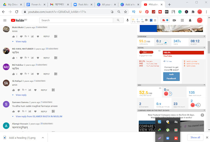 do youtube video SEO and manually promotion for you
