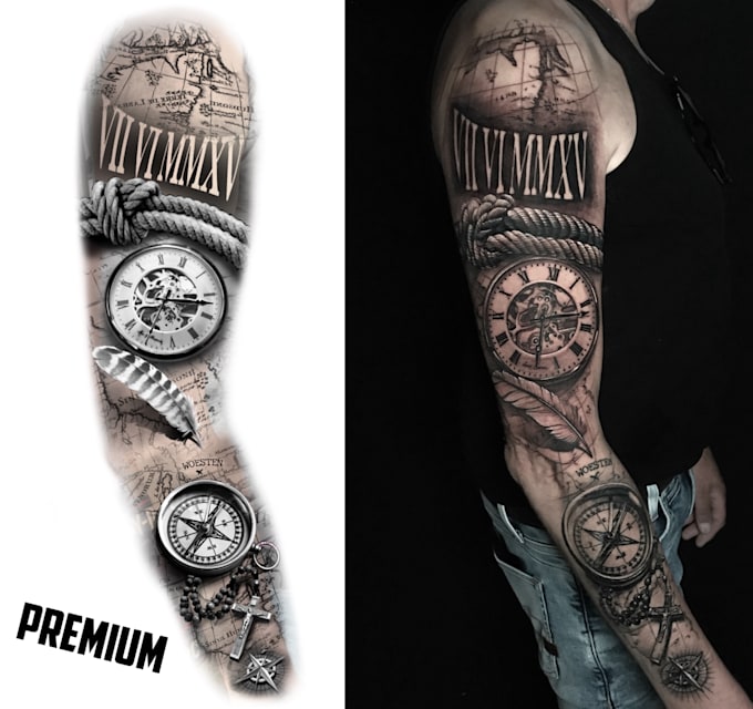 create custom tattoo realistic design based on your wishes