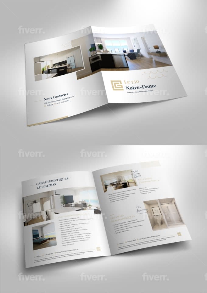 a will design professional bifold brochure
