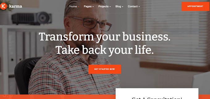 design and customization wordpress website by divi theme