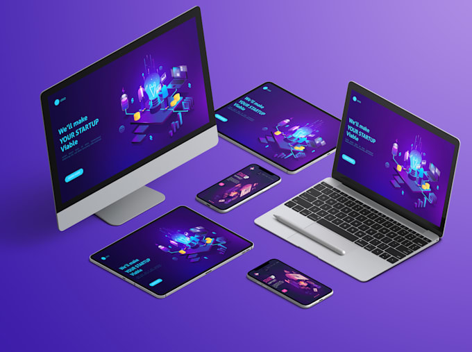 design 3d device mockup,screen mockup for laptop,iphone,ipad,desktop,mockbook,PC