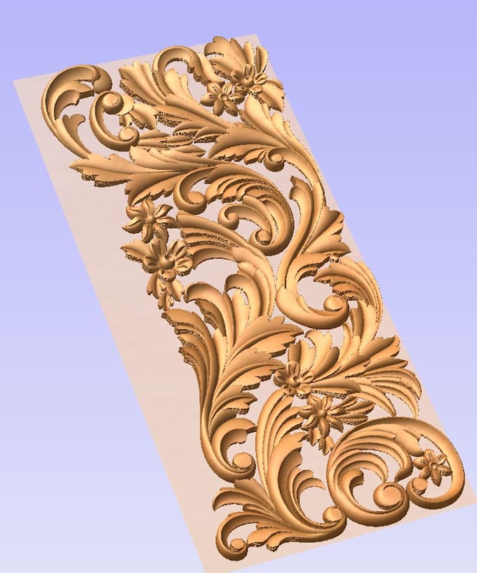 3d cnc furniture design vector file in asprie