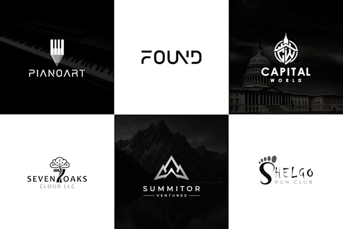 create clean modern minimalist timeless business logo design