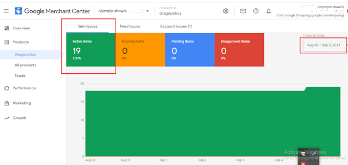 fix error merchant center and setup google shopping ads
