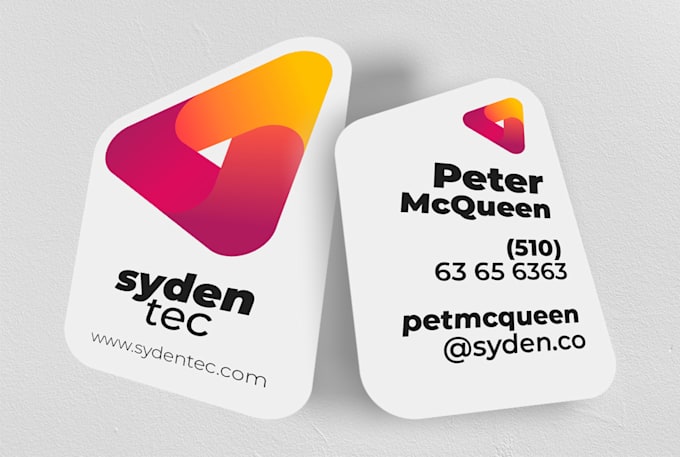 design custom shaped business card