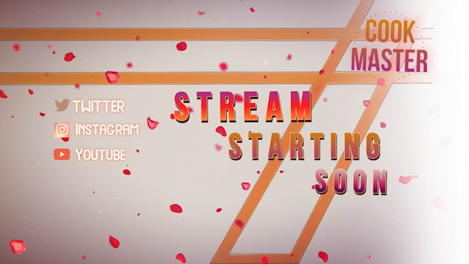 Make a twitch,dlive waiting screen for you by Cookmaster937 Fiverr