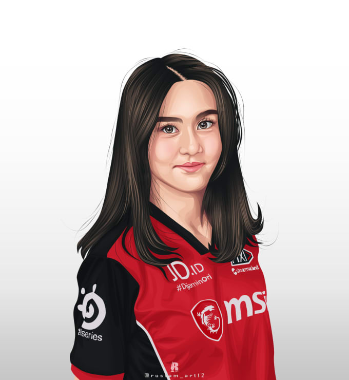 draw realistic vector portrait from your photo