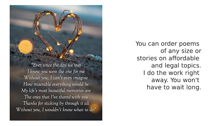 write a poem and design greeting card in less than 24 hours