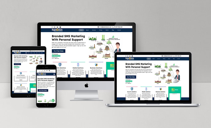 make website responsive using CSS media queries, bootstrap