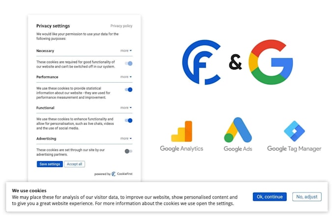 fix or setup cookie consent on your website