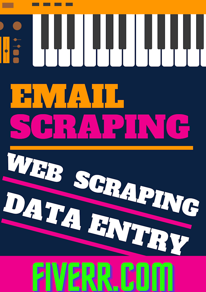 do any type of web scraping and emails scraping