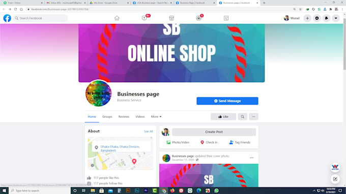 create facebook business page professionally