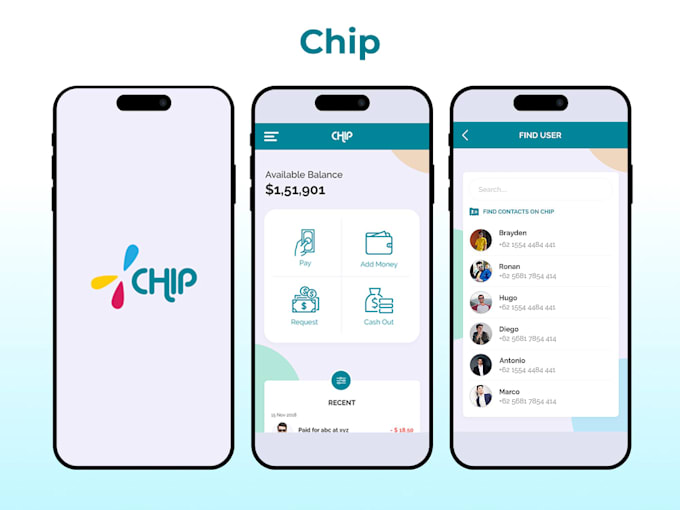 develop an online payment app, p2p money transfer app, fintech app, wallet app