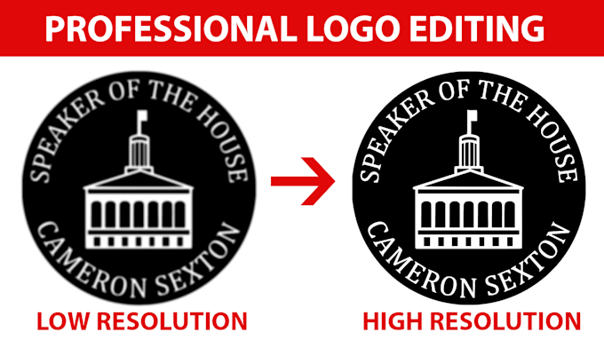 edit, recolor, change font, vectorize, make transparent png logo