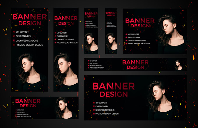 design banner ads, social media ad, or cover design