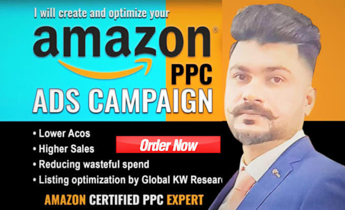 setup and manage amazon PPC campaigns ads sponsored