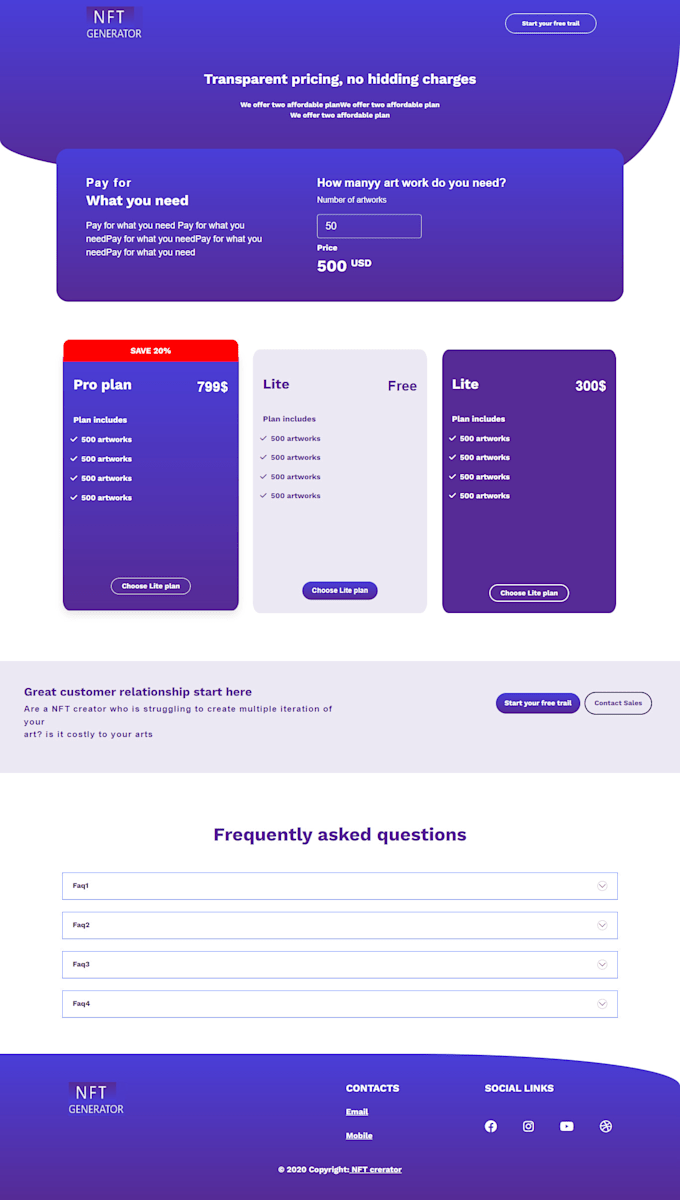 convert web design psd,xd,figma, to HTML CSS responsive
