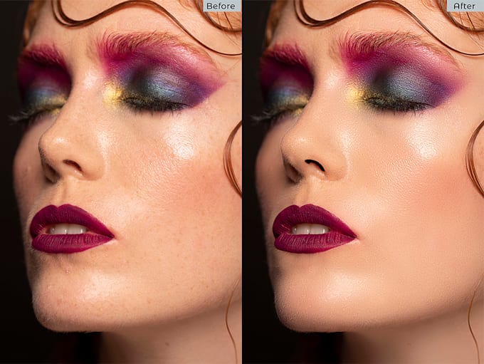 do professional real retouching