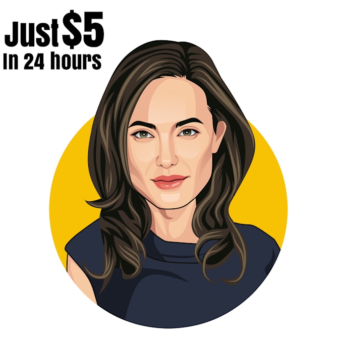 create a unique big head cartoon vector of you