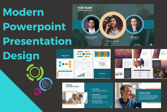 do professional and modern powerpoint presentation design