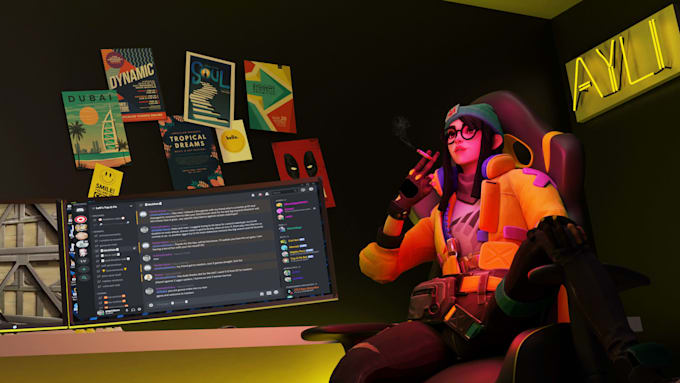 make you a fortnite or valorant thumbnail or header