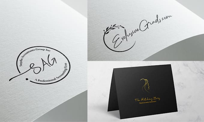 design a creative, professional signature logo