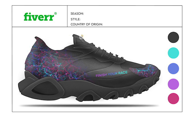 do tech pack for your shoe footwear design