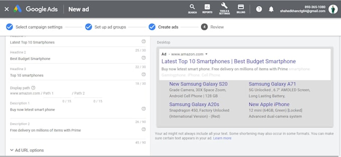 setup and optimize google ads adwords PPC campaign