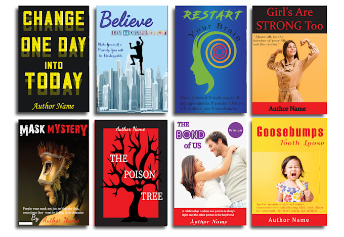 do unique book cover design,book cover,ebook cover design