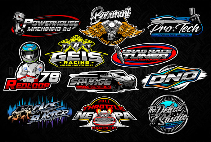 make automotive and racing logo design