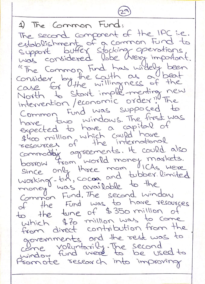 handwrite or type any study notes in 24hrs as demanded