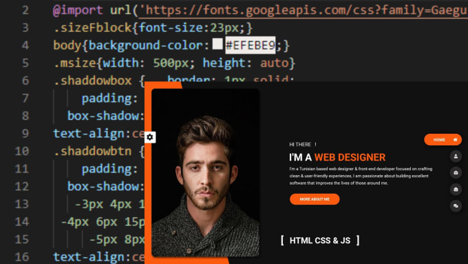 Create your responsive html css javascript web pages by Saniyaimranbutt ...