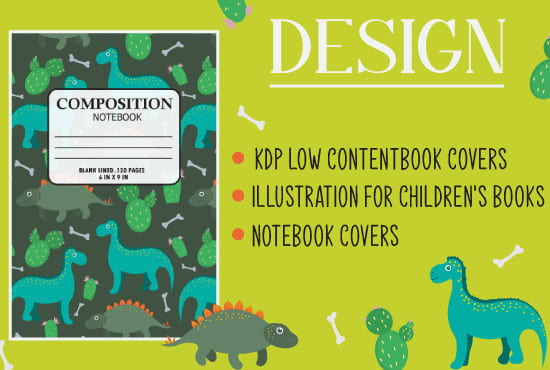 design KDP low content book cover