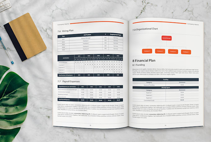 create a compelling, fully designed business plan