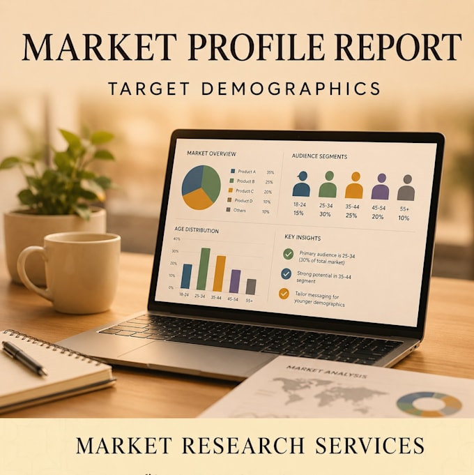 provide a market profile report and target demographics