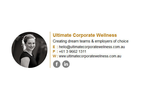 design html email signature or digital card