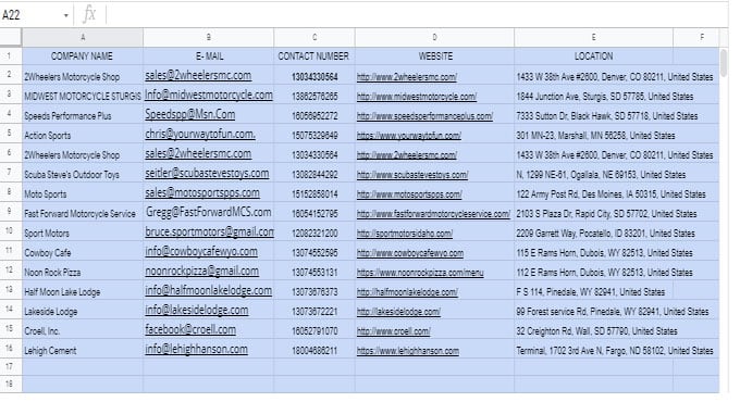 do b2b lead generation and web research email list building